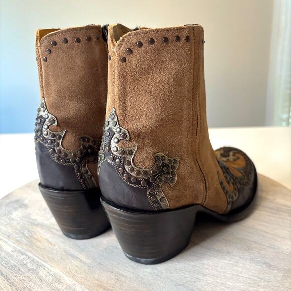 Rare Old Gringo Clarita Bootie 6” BL3667-1 Choc Gold Women’s Size 8.5 Leather - Picture 7 of 13